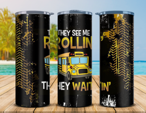 School Bus Tumbler