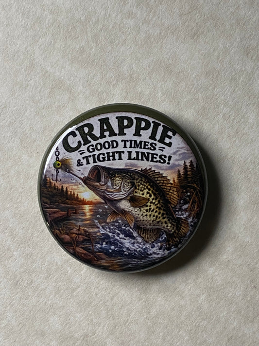 Crappie Good Times & Tight Lines CHARM
