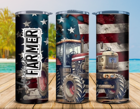 Patriotic Farmer Tumbler