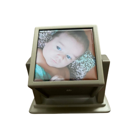 GOLD Rotating Photo Cube