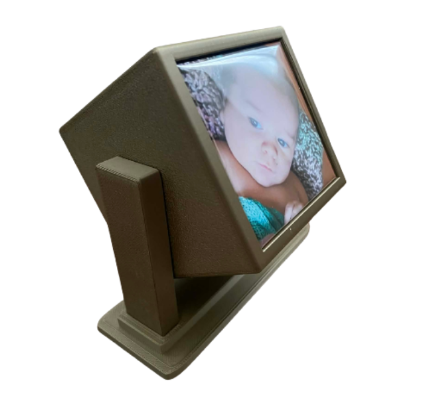 GOLD Rotating Photo Cube