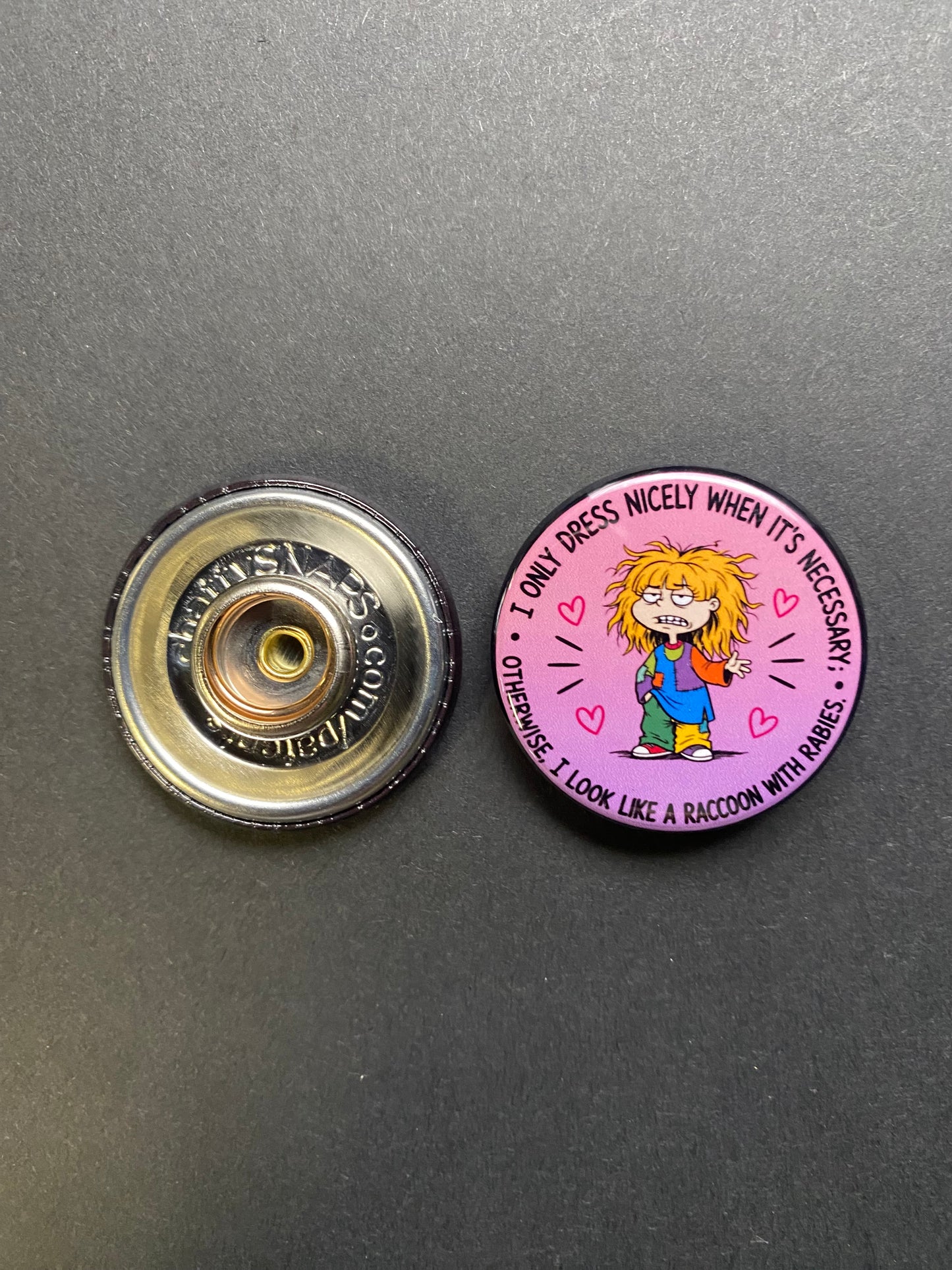 I Only Dress Nicely When It's Necessary Snap Charm