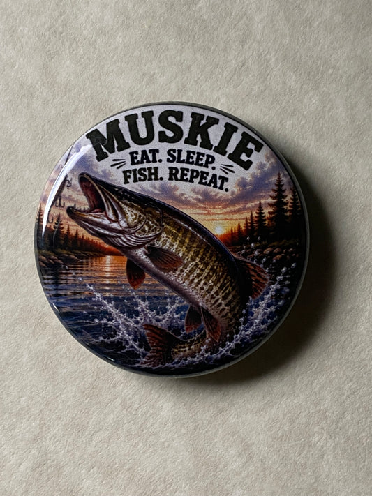 Muskie Eat Sleep Repeat CHARM