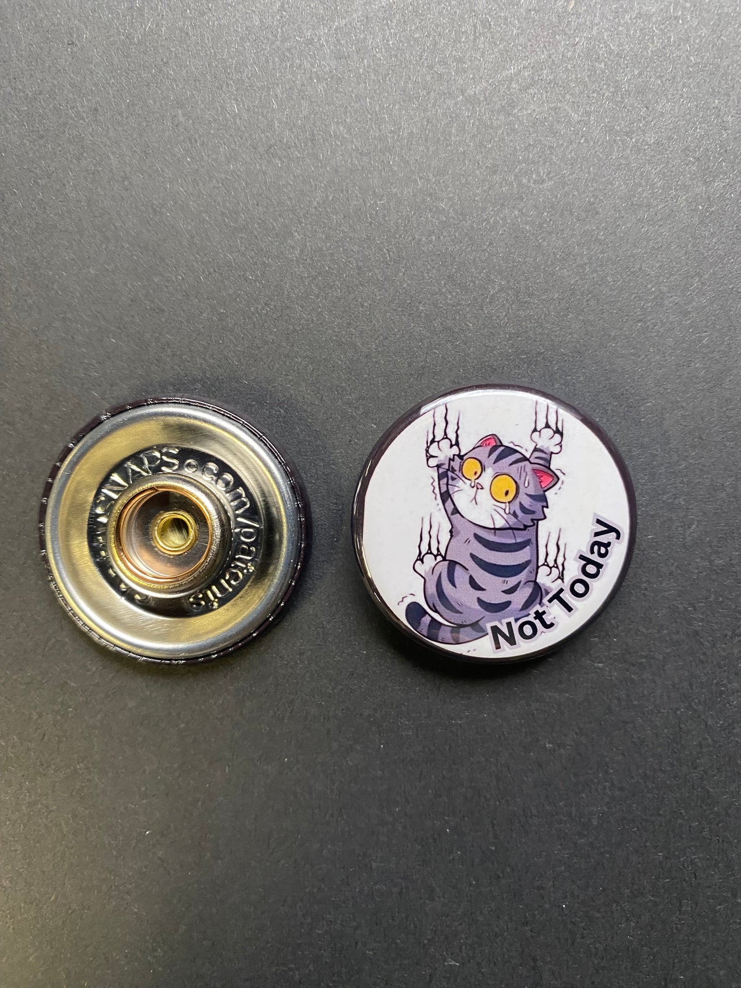 Not Today Snap Charm