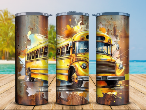 School Bus Tumbler