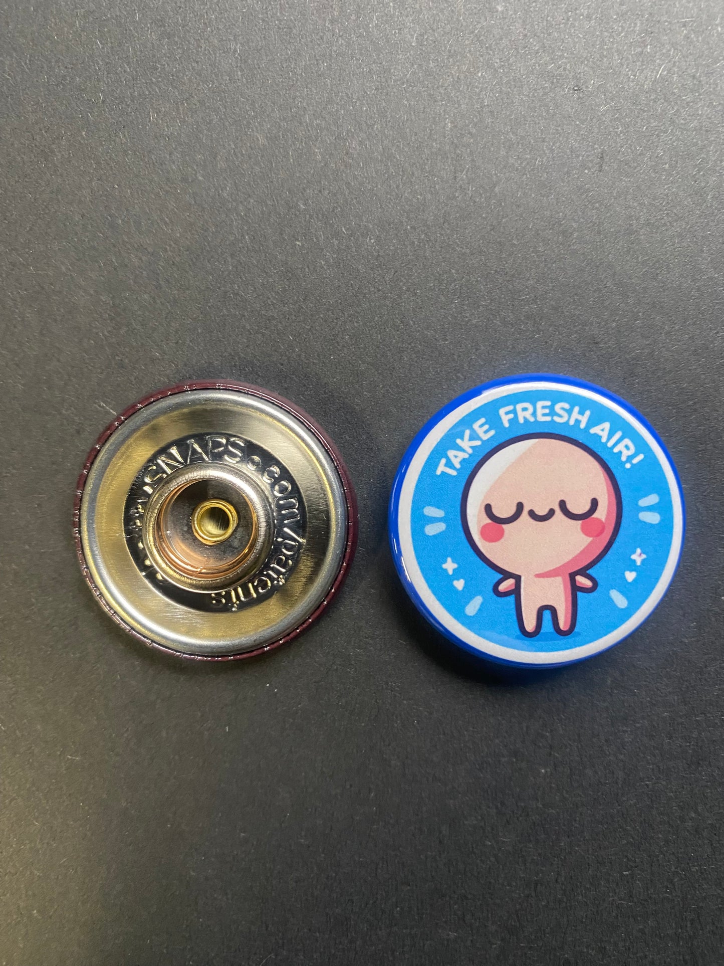 Take Fresh Air Snap Charm