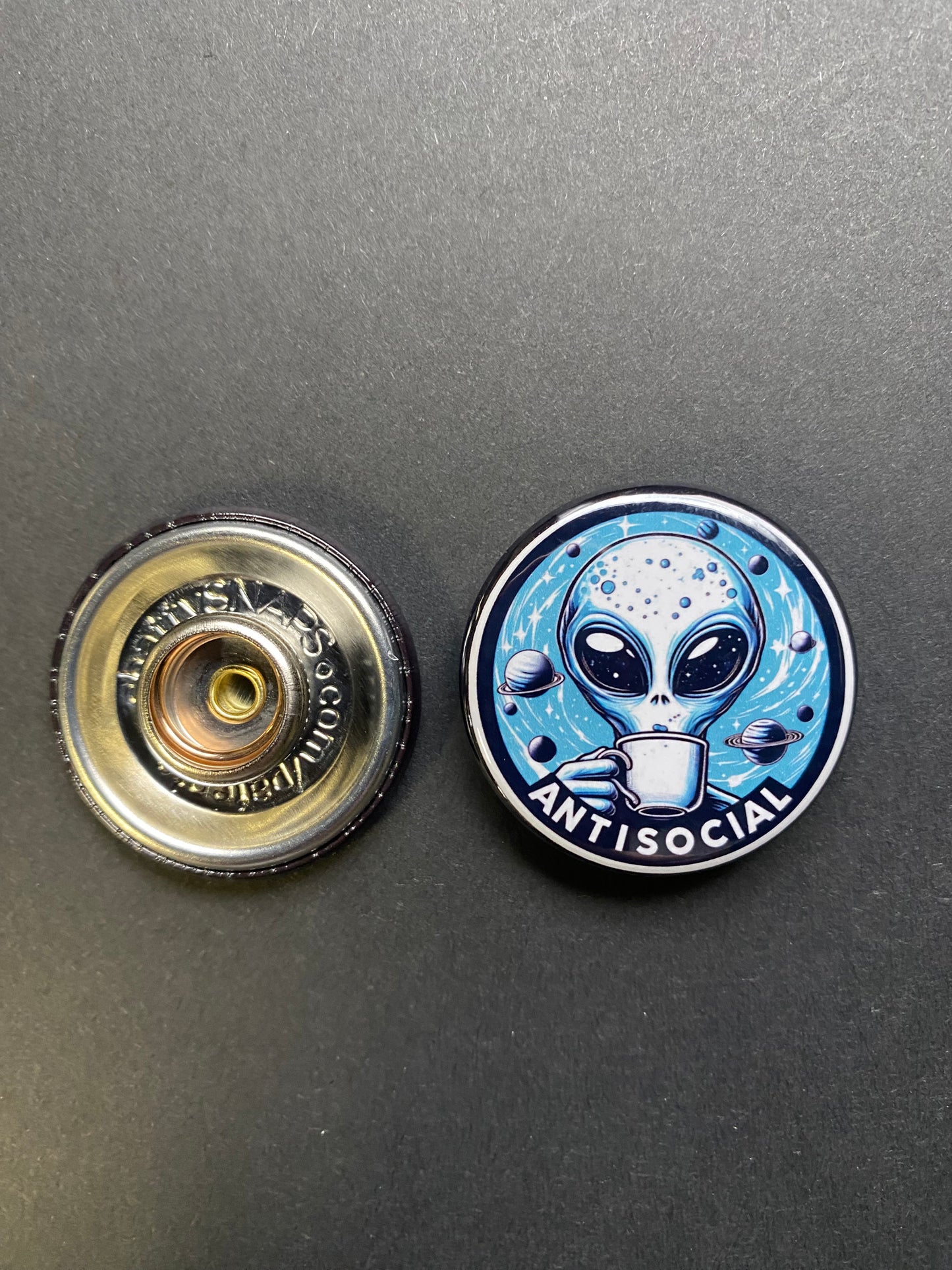 Antisocial Snap Charm