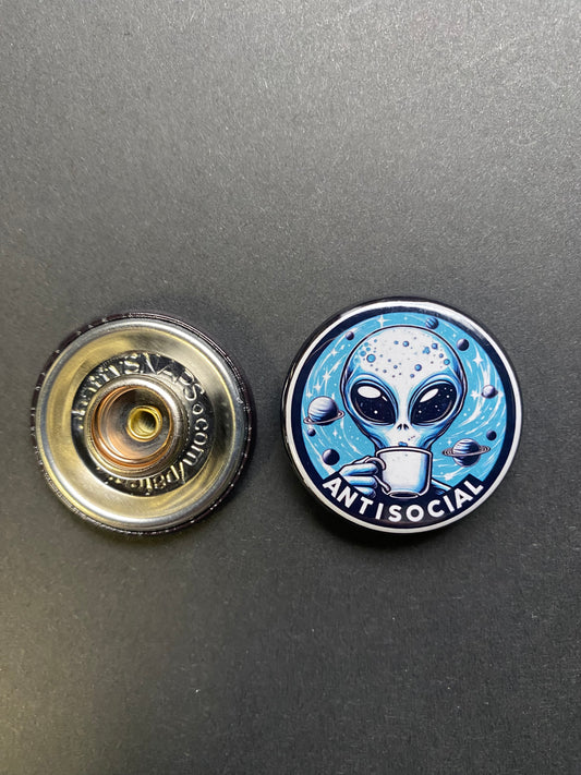 Antisocial Snap Charm