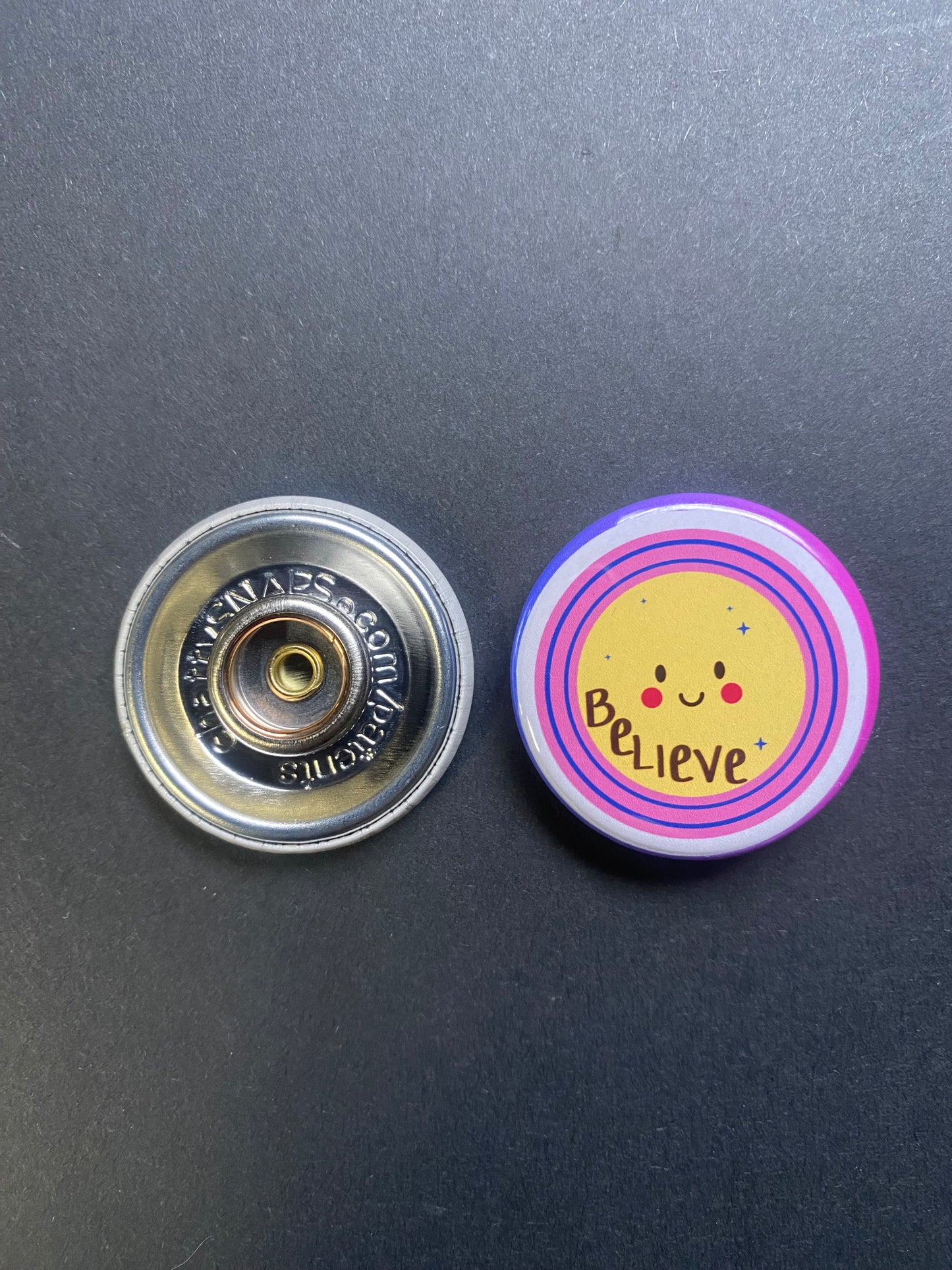 Believe Snap Charm