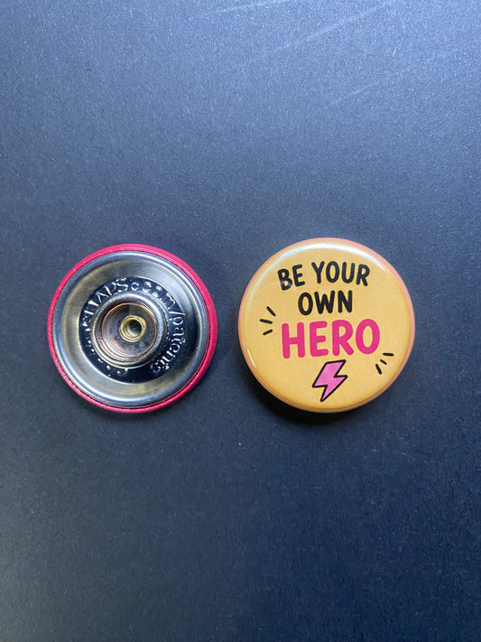 Be Your Own HERO Snap Charm
