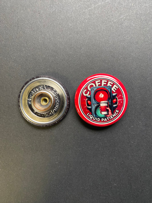 Coffee Liquid Patience Snap Charm