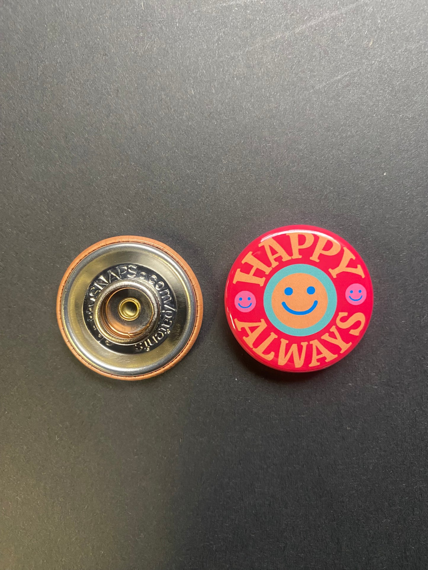 Happy Always Snap Charm