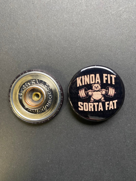 Kinda Fit Sorta Fat Snap Charm