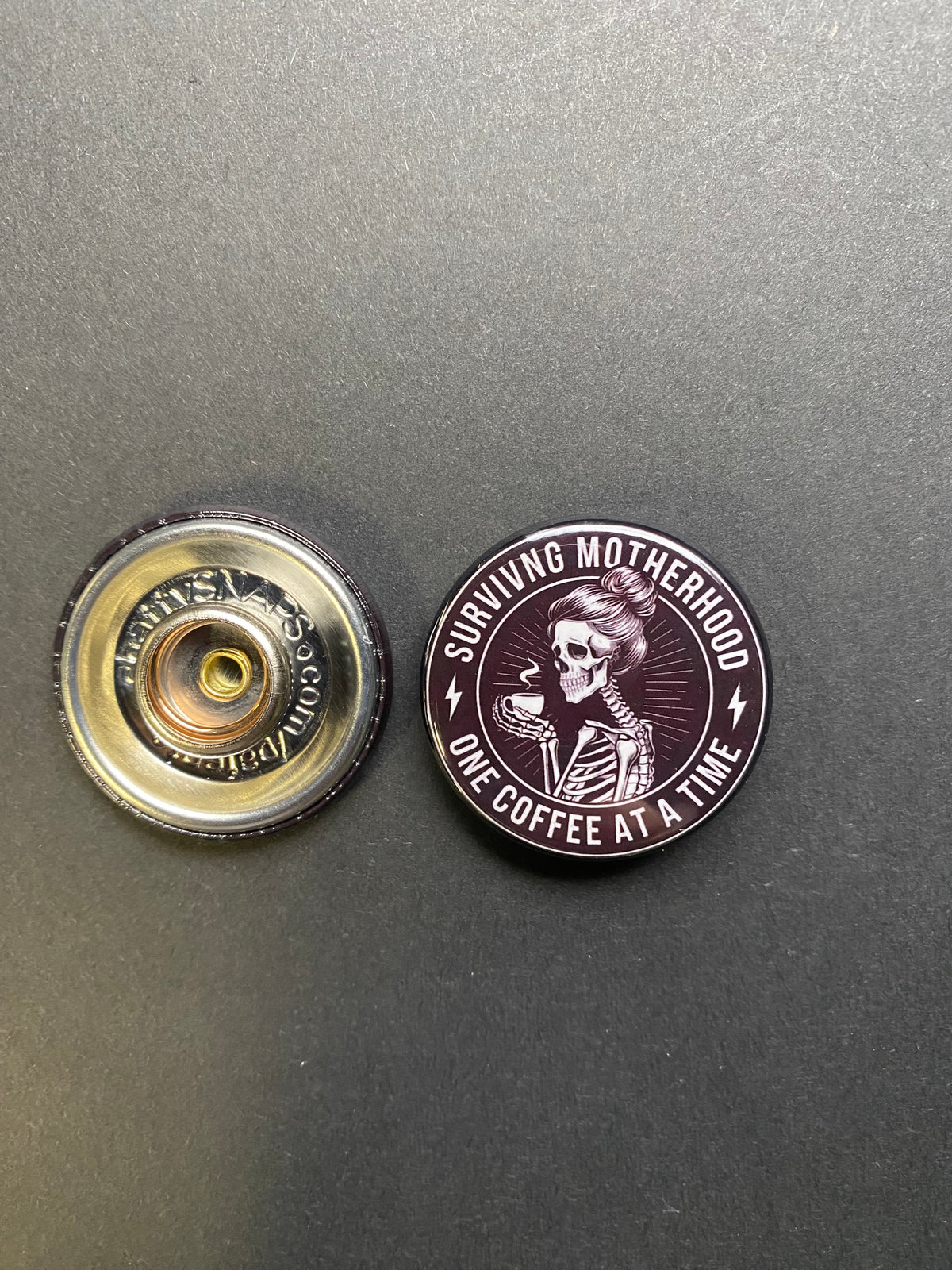 Surviving Motherhood Snap Charm
