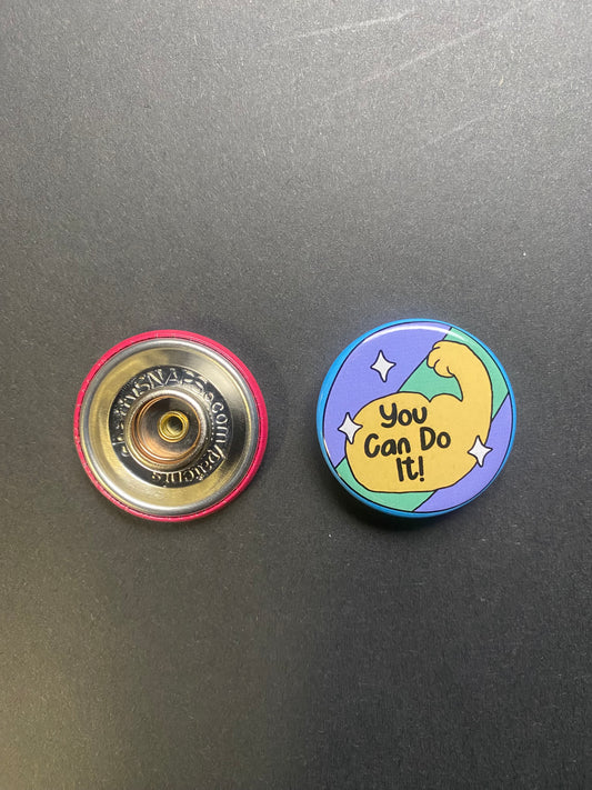 You Can Do It Snap Charm